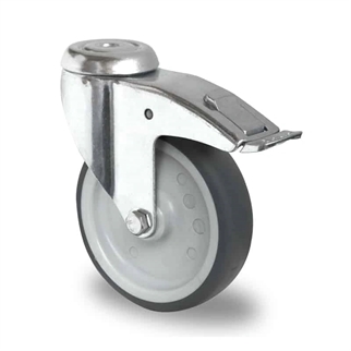 100-mm-Apparathjul-Drejehjul-bolt-med-bremse-transporthjul