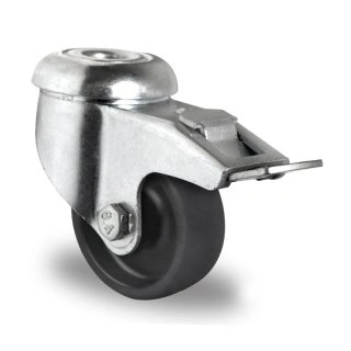 50-mm-Apparathjul-Drejehjul-bolt-med-bremse-transporthjul