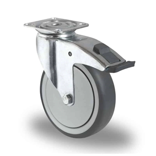 125-mm-Apparathjul-Drejehjul-med-plast-bremse-transporthjul