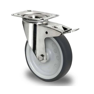 80-mm-Rustfrit-stål-Drejehjul-med-bremse-transporthjul